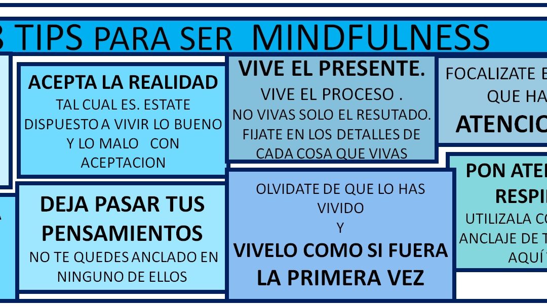 8 TIPS PARA SER MINDFULNESS